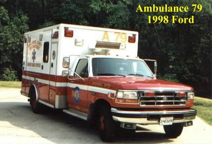 Ambulance 79 — the 1998 Ford.