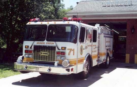 Engine 71 — the 2001 E-One.