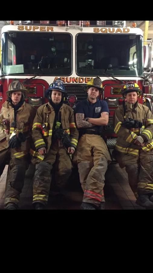 AVFD providers in gear taking a break between calls